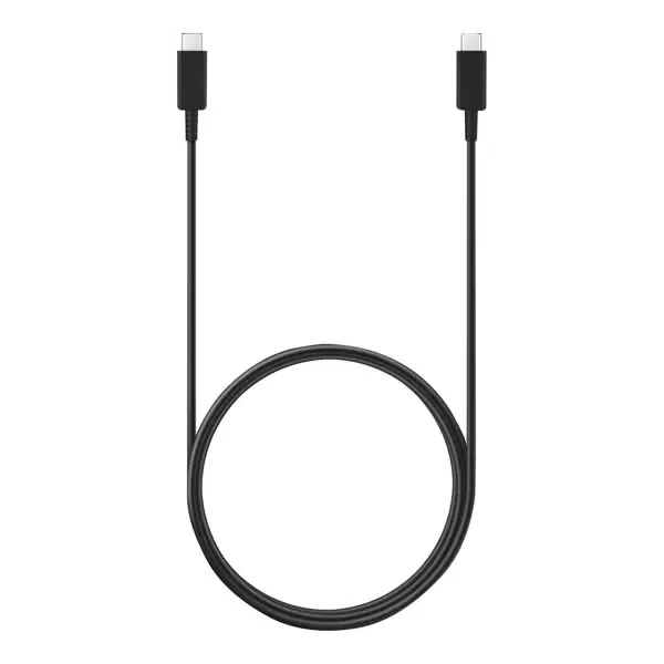 POS - Samsung Câble USB-C vers USB-C d'origine - 5 A - 1,8 mètre - Noir